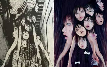 cos伊藤润二作品的妹子又跑出来吓人了！