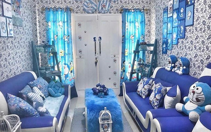 全是哆啦A梦！印度尼西亚夫妇晒自己的家