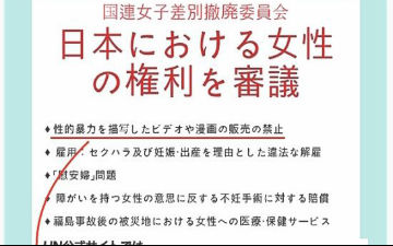 联合国提议要求日本禁止性暴力漫画与视频游戏