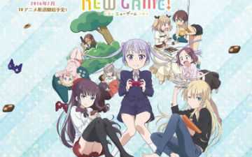 7月新番《NEW GAME》人设公布