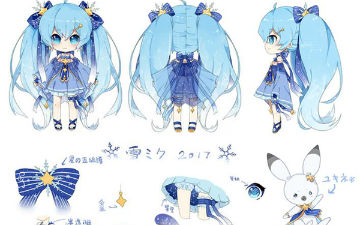 星座与星空主题雪初音2017年形象最终决选形象公布