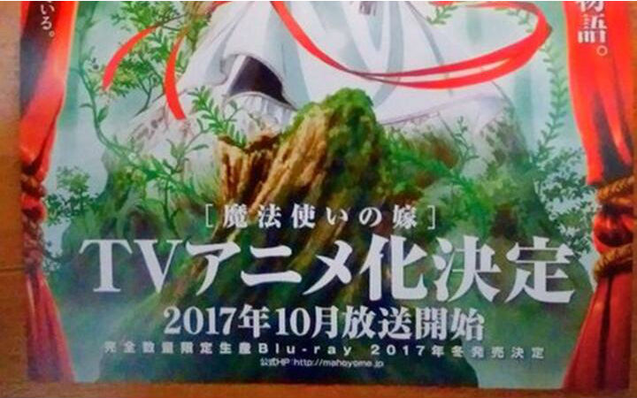 《魔法使的新娘》TV动画化决定！预计10月开播