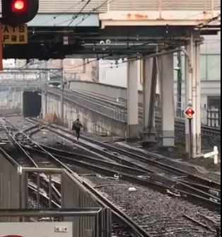 日本痴汉爽一把后沿车轨逃跑 3万多乘客受影响