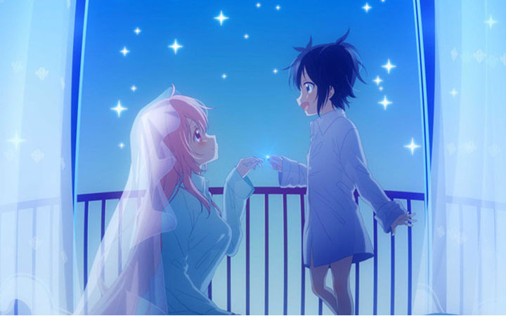 月下的美好时光！动画《Happy Sugar Life》公开主宣传图